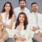 Kajal Aggarwal Instagram - Gautam and I are thrilled to reveal our passion project, which happened so synergistically with our fabulous partners @kanthi_dutt and @shilpareddyofficial After copious amounts of hard work, intense planning and thorough research, we finally bring to fruition, the most awaited and a very personal project! 💚 With all my heart! 😇🙏 Humbled by the immense love and wishes from you all. Dropping the big news tomorrow! 😍 #NewVenture #Gratitude #NewBeginnings #CoFounders