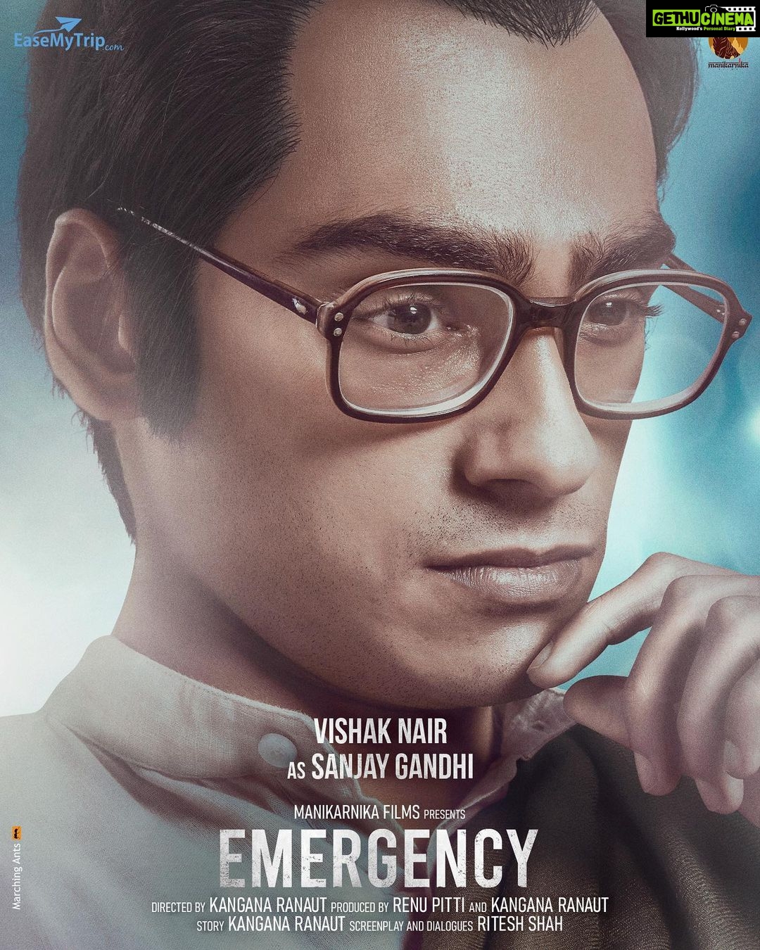 Kangana Ranaut Instagram - Presenting the powerhouse of talent @nair.vishak as #SanjayGandhi; Sanjay was the soul of Indira … the man she loved and lost … #Emergency @manikarnikafilms @nishantpitti @anupampkher @shreyastalpade27 @mahimachaudhry1 @milindrunning @mrsheetalsharma @aksht_ranaut @writish1 @gvprakash @manojmuntashir @khuranasamir @rakeshyadav.artncraft @raiajayg @satishkaushik2178 @thecastingstation @dhananjaysfx @lizziloulaw @djmalinowski @omshankar83 @darshan_pandyaa @shivanshuhere #KanganaRanaut #VishakNair