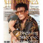 Karan Johar Instagram - Brewing some golden vibes!✨ _________ Magazine: GlobalSpa Middle East (@globalspame) Chief Editor: Parineeta Sethi (@parineetasethi) Photographed by: The House of Pixels (@thehouseofpixels) Make up: Paresh Kalgutkar (@paresh_kalgutkar) Hair: Darshan Yewalekar (@darshanyewalekar) Styled by: Eka Lakhani (@ekalakhani) Style team: Salam Shaikh (@shaikhsalam100 ), Arpita Chonkar (@arpita.kc) Nupur Padhye (@nupur_p ) Outfit: Versace (@versace) Neckpiece: Versace (@versace) Rings: Gucci & Zillionaire (@gucci @zillionaireindia) Eyewear: Balmain (@balmain) Managed by: Len Soubam (@len5bm ) Artist PR Agency : Hype PR (@hypenq_pr) Location: Marsa Malaz Kempinski (@marsamalazkempinskidoha) @visitqatar