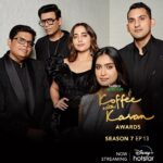 Karan Johar Instagram - Closing the season with some 'influential' jury to help us recap the best moments and more + of course, the #KoffeeAwards!!!🏅 #HotstarSpecials #KoffeeWithKaranS7, Episode 13 now streaming only on Disney+ Hotstar. @disneyplushotstar @tanmaybhat @kushakapila @danishsait @niharika_nm @apoorva1972 @aneeshabaig @jahnviobhan @dharmaticent