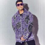 Karan Johar Instagram - Going through a Purple Patch! Styled by @ekalakhani in @dhruvkapoor 📷 @sheldon.santos