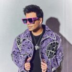 Karan Johar Instagram - Going through a Purple Patch! Styled by @ekalakhani in @dhruvkapoor 📷 @sheldon.santos