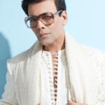 Karan Johar Instagram - The power of White light! In @farazmanan styled by @ekalakhani 📷 @rahuljhangiani