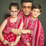 Karan Johar Instagram - Happy Diwali from my world to yours!!!! Thank you @manishmalhotra05 for our beautifully coordinated clothes … sending you all so much love and light ❤️❤️❤️❤️❤️❤️❤️❤️❤️❤️❤️