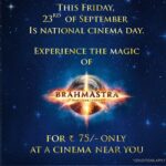 Karan Johar Instagram - The magic of cinema is alive and burning!!🔥🧡 See you at the movies this Friday! #Brahmastra