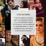 Karan Johar Instagram - @karanjohar tells us about the different flavors of emotions his films have carried, emotions that made us feel alive and loved 💛