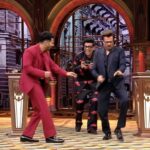 Karan Johar Instagram - It doesn’t get younger & cooler than this on the Koffee couch - this duo will create a riot in this episode!!! #HotstarSpecials #KoffeeWithKaranS7, Episode 11 streaming this Thursday 12:00am only on Disney+ Hotstar. @disneyplushotstar @anilskapoor @varundvn @apoorva1972 @jahnviobhan @aneeshabaig @dharmaticent