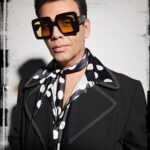 Karan Johar Instagram - In a retro “frame” of mind !!!! Styled by @ekalakhani in @dhruvkapoor 📷 @thehouseofpixels