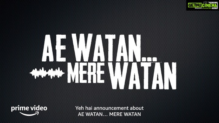 Karan Johar Instagram - Thanks for dishing that out @varundvn!!
Excited to present #AeWatanMereWatan and stay tuned for @saraalikhan95’s look from the film - out soon!
#AeWatanOnPrime, coming soon.
@apoorva1972 @somenmishra #KannanIyer @darabfarooqui @dharmaticent @primevideoin
