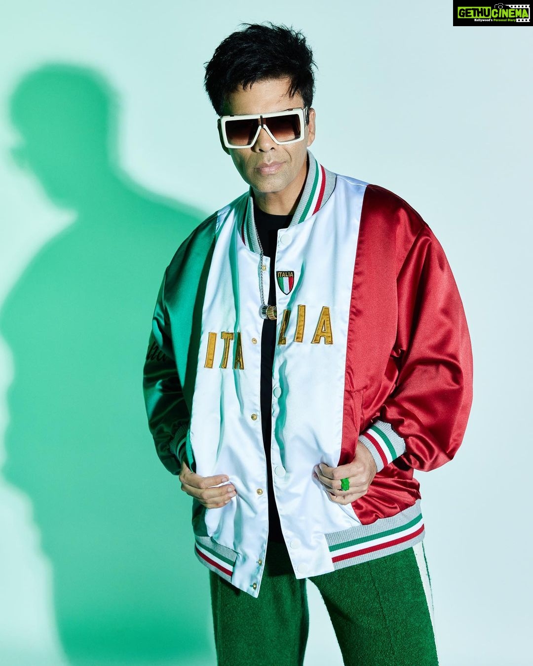 Karan Johar Instagram - Let me just flag this off… styled by @ekalakhani 📷 @sheldon.santos