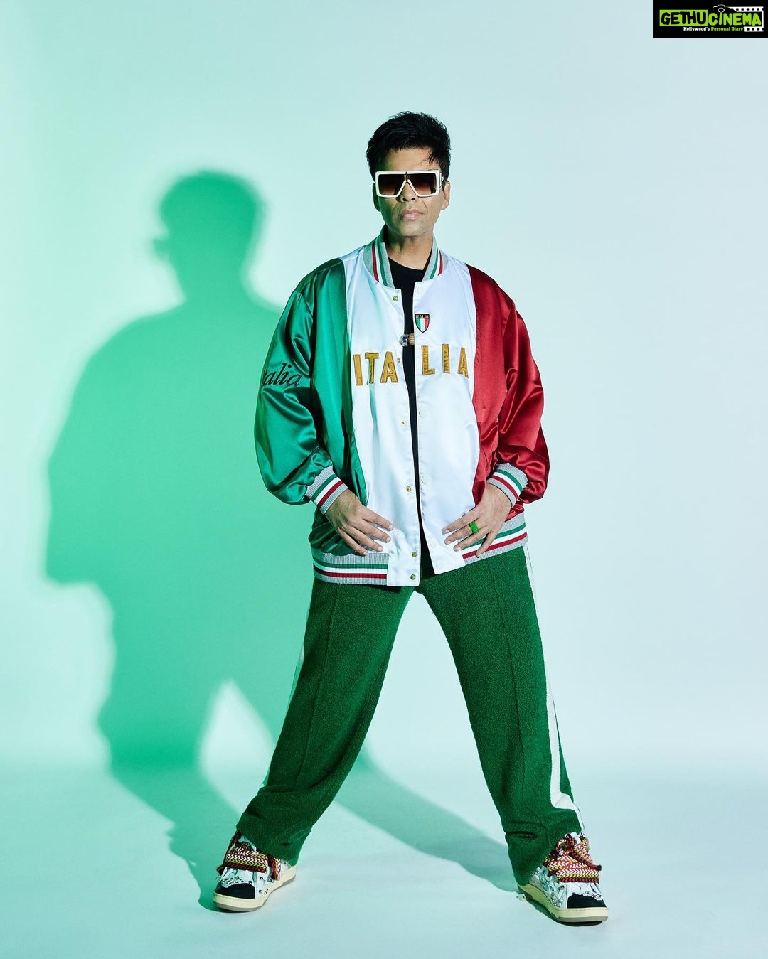 Karan Johar Instagram - Let me just flag this off… styled by @ekalakhani 📷 @sheldon.santos