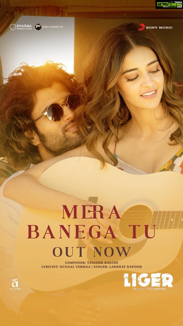 Karan Johar Instagram - The tune of falling in love all over again!❤ #MeraBanegaTu out now! #Liger @miketyson @thedeverakonda @ananyapanday #PuriJagannadh @charmmekaur @apoorva1972 @ronitboseroy @meramyakrishnan @vish_666 @tanishk_bagchi @kunaalvermaa @lakshaykapoorofficial @azeemdayani @ericpillai #VishnuVardhan @dharmamovies @puriconnects @sonymusic_south @aafilms.official