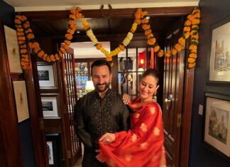 Kareena Kapoor Instagram - This is Us ❤️ From mine to yours… Happy Diwali friends ❤️ Stay Blessed ❤️