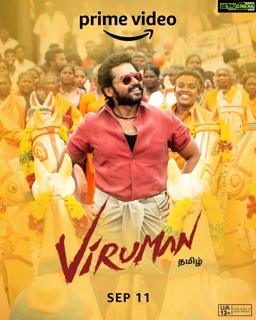 Karthi Instagram - blazing through your feed with all the right emotions #VirumanOnPrime, Sept 11