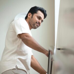 Karthi Instagram - Be Yourself - Actually, what they really mean is BE THE BEST VERSION OF YOURSELF.

Styled by @praveenraja