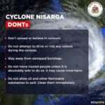 Kartik Aaryan Instagram - Urge you to not believe in rumours and Share these Official Guidelines Be Safe 🙏🏻 #Repost @my_bmc DOs and DONTs for Mumbaikars to take on Cyclone Nisarga. Dial 1916 and Press 4 for any cyclone related query or concern. #BMCNisargaUpdates Mumbai, Maharashtra