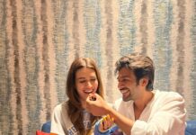 Kartik Aaryan Instagram - Diet Nahi todi ladki ne Sirf pose kiya mere liye !! Happy birthday Param Sundari From Your Shehzada 🥳 @kritisanon ❤️