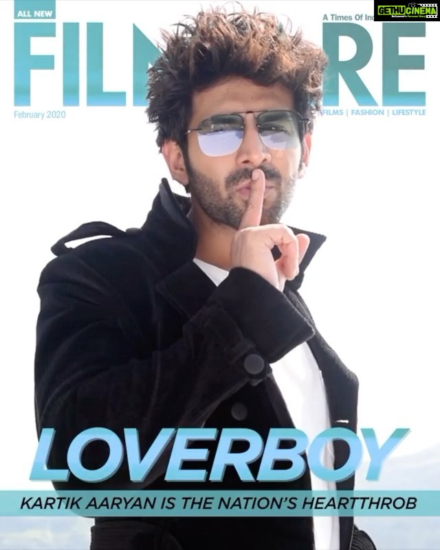 Kartik Aaryan Instagram - Oh boy LoverBoy ❤️ @filmfare 🤫