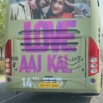 Kartik Aaryan Instagram - #LoveAajkal tour Bus 🚌 Do din Aur ❤️ 14th Feb !!