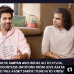 Kartik Aaryan Instagram - ✅ #Repost @pinkvilla ・・・ Watch Kartik Aaryan and Imtiaz Ali on #Sartik and the countless emotions of Love Aaj Kal. Wednesday at 4 PM. Stay Tuned 🌟📸 @pinkvilla . . . . . #kartikaaryan #kartikaryanfans #sartik #sartiklovers #imtiazali #loveaajkal #loveaajkal2 #actor #director #exclusive #pinkvilla