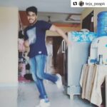 Kartik Aaryan Instagram - Superb 🔥🤟🏻#DanceLikeChintuTyagi 🕺🏻#DheemeDheemeChallenge 🔥 #Repost @teja_psspk ・・・ #dheemedheeme @nehakakkar @tonykakkar @kartikaaryan @bhumipednekar @ananyapanday @boscomartis (please ignore the background)