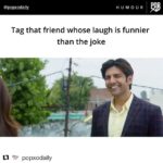Kartik Aaryan Instagram – #ChintuTyagiKiHasi 🤣🤣 Who’s that friend with the squeaky laughter?
#Repost @popxodaily .
 #KartikAaryan #PatiPatniAurWoh #FunnyLaugh
