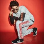 Kartik Aaryan Instagram - Posin n Stylin in #Hummel ☄️ (This was one of My fav campaigns ) #DanishDynamite 🔥 @hummelsport 🤟🏻