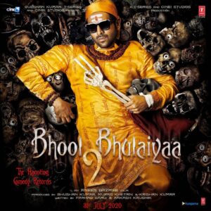 Kartik Aaryan Instagram - Amije tomaaar shudho je tomaar 🎶 ..
#BhoolBhulaiyaa2 ✌🏻💀 ..
. @bhushankumar @muradkhetani #KrishanKumar @tseriesfilms @cine1studios @aneesbazmee  @farhadsamji #AakashKaushik @bhoolbhulaiyaa2movie 
@avigowariker