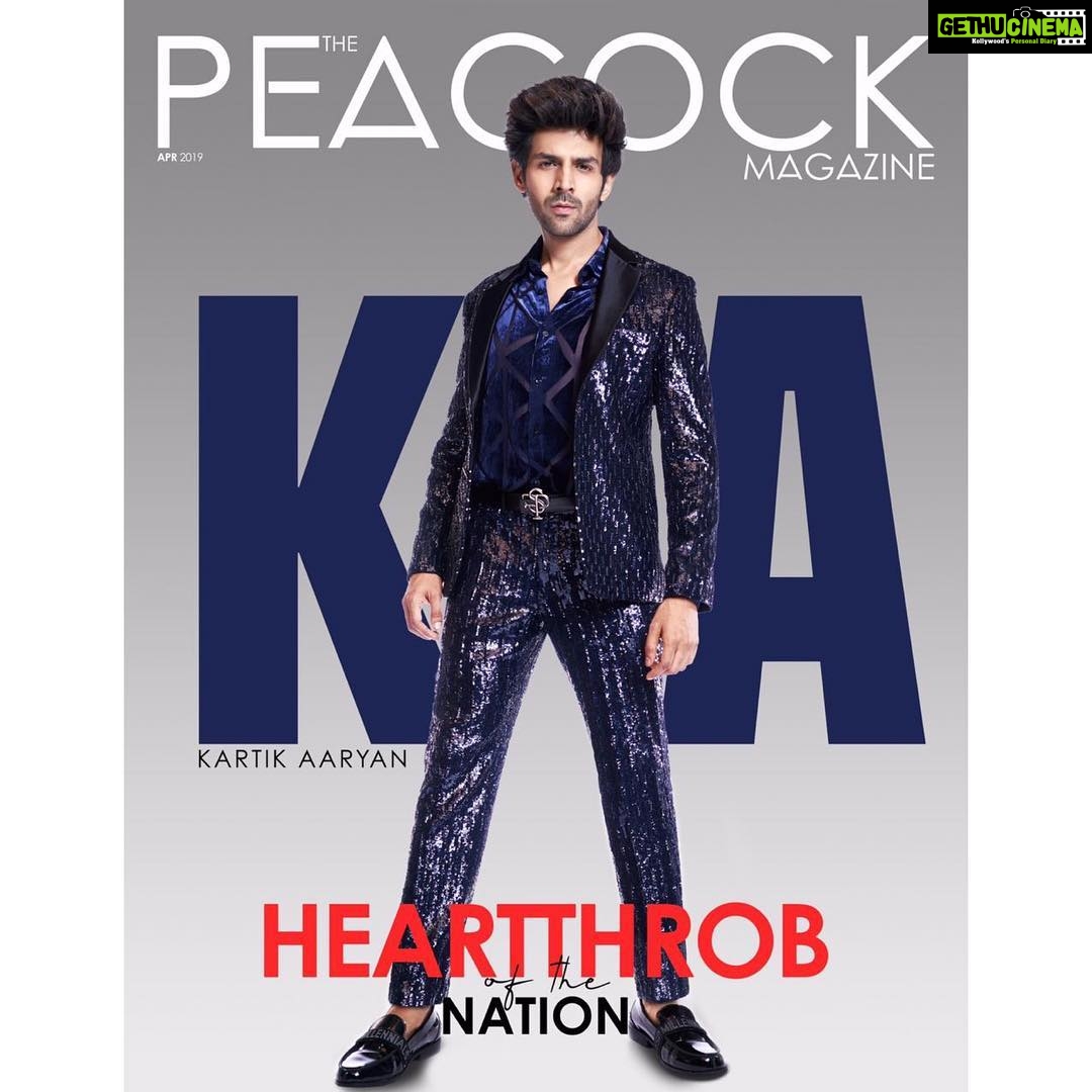 Kartik Aaryan Instagram - Heartthrob ऑफ द नेशन बने Guddu Shukla! #LukaChuppi ke theatres mein 50 days pure hote hi 🤪 ❤️ .. Cover @thepeacockmagazine_ 📸- @avigowariker Styled- @falgunipeacock @shanepeacock Hmu- @vickysalvi22 @milankepchaki
