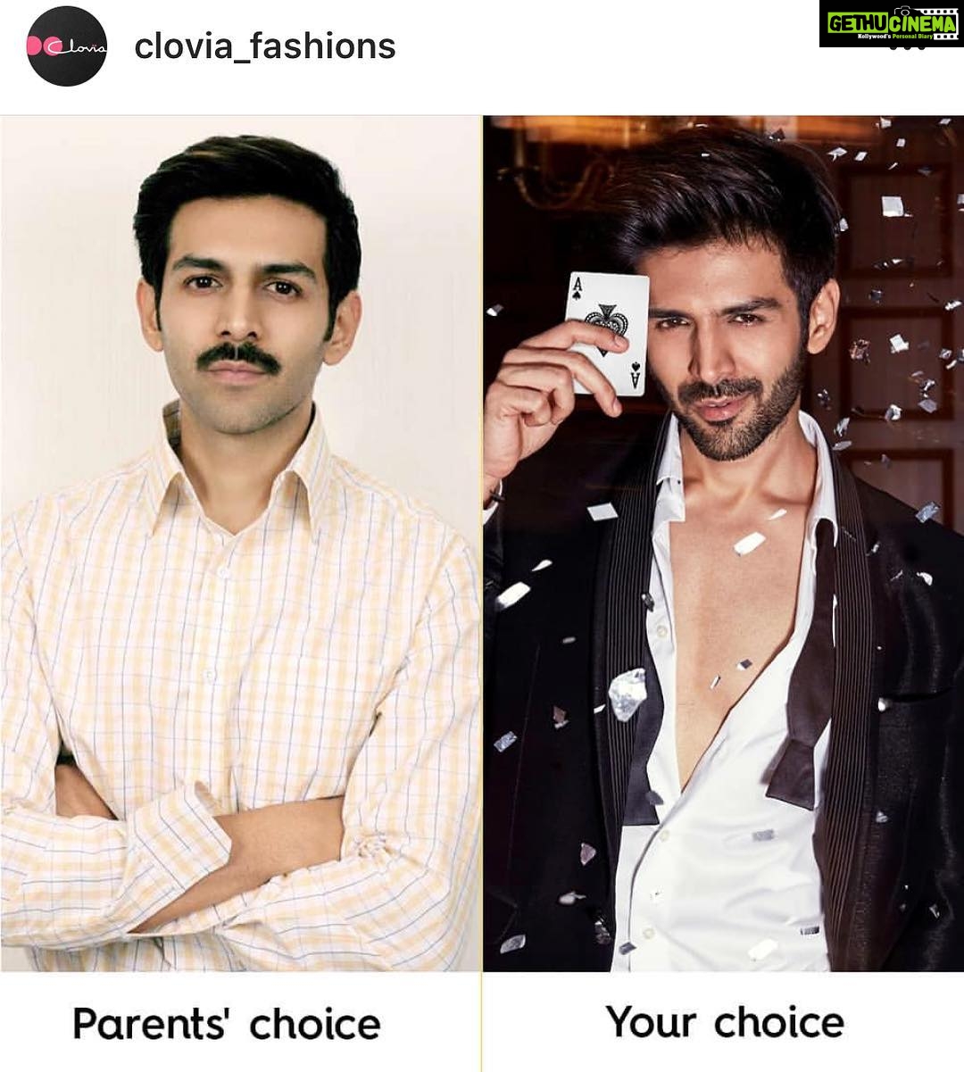Kartik Aaryan Instagram - Chintu Tyagi viral ho gaye 🤣 #PatiPatniAurWoh ❤️ Itna saara pyaar dene ke liye unki taraf se dhanyawad 🙏🏻 Abhi Woh ke saath ghoom rahe hai🤭 jaldi milenge patni ke saath 😂 @bhumipednekar @ananyapanday