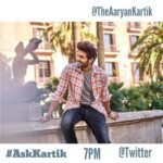 Kartik Aaryan Instagram - #AskKartik on Twitter today at 7 pm ❤️❤️