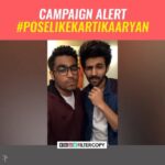 Kartik Aaryan Instagram - New Campaign Alert 😂 #PoseLikeKartikAaryan Shoutout to @viraj_ghelani @raunak_ramteke for such a great initiative 😝 #Repost @filtercopy .. So we're doing this fun campaign with our friend @kartikaaryan . Started by @viraj_ghelani @raunak_ramteke Send us your selfies with #PoseLikeKartikAaryan and let's roll with it! 😎🔥