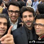 Kartik Aaryan Instagram - Losers’ backfie with the honorable PM! 🙈 #Repost @imtiazaliofficial