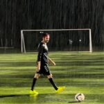 Kartik Aaryan Instagram - Rain 🌧 and Football ⚽️ 🔥🐾 Two of my Fav things Together