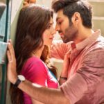 Kartik Aaryan Instagram - #LukaChuppi Soon....❤️🤫 @kritisanon