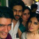 Kartik Aaryan Instagram - About Last night Thank you @karanjohar for a dhamaakedar Diwali bash❤ @manishmalhotra05 #KareenaKapoor @psbhumi #Juno ❤️❤️