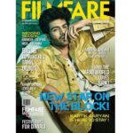 Kartik Aaryan Instagram - #Repost @filmfareme .. REVEALED! New star on the block! .. @kartikaaryan dazzles his first ever @filmfareme cover and how! .. Thank you @filmfareme @manjuramanan @rizwan.sajan ❤️ Photo - @colstonjulian Hmu @vickysalvi22 @milankepchaki Styled by - @the.vainglorious