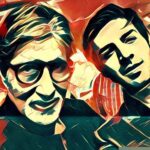 Kartik Aaryan Instagram - Big B & Tiny me 👶🏻 Happy birthday to the Tallest Superstar of Indian Cinema and fav of every Generation @amitabhbachchan Sir 🤟🏻 Thank u Sir for inspiring us with great work n encouraging all of us with your kind words 🙏🏻