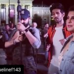 Kartik Aaryan Instagram - ‘Baal Baal ‘ bach gayein😬❤️ @jacquelinef143 Quite KICKed to meet u !! #Repost @jacquelinef143 ・・・ Jab we met 🤦🏻‍♀️ @kartikaaryan 💗💗 nice to meet you! #SiddharthAnand #MagicMoments Budapest, Hungary