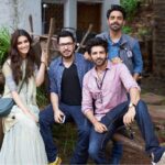 Kartik Aaryan Instagram - For the first time Shooting in my hometown where it all started 📺🙇🏻‍♂️🎥 #LukaChuppi #Gwalior @kritisanon @aparshakti_khurana #Dineshvijan