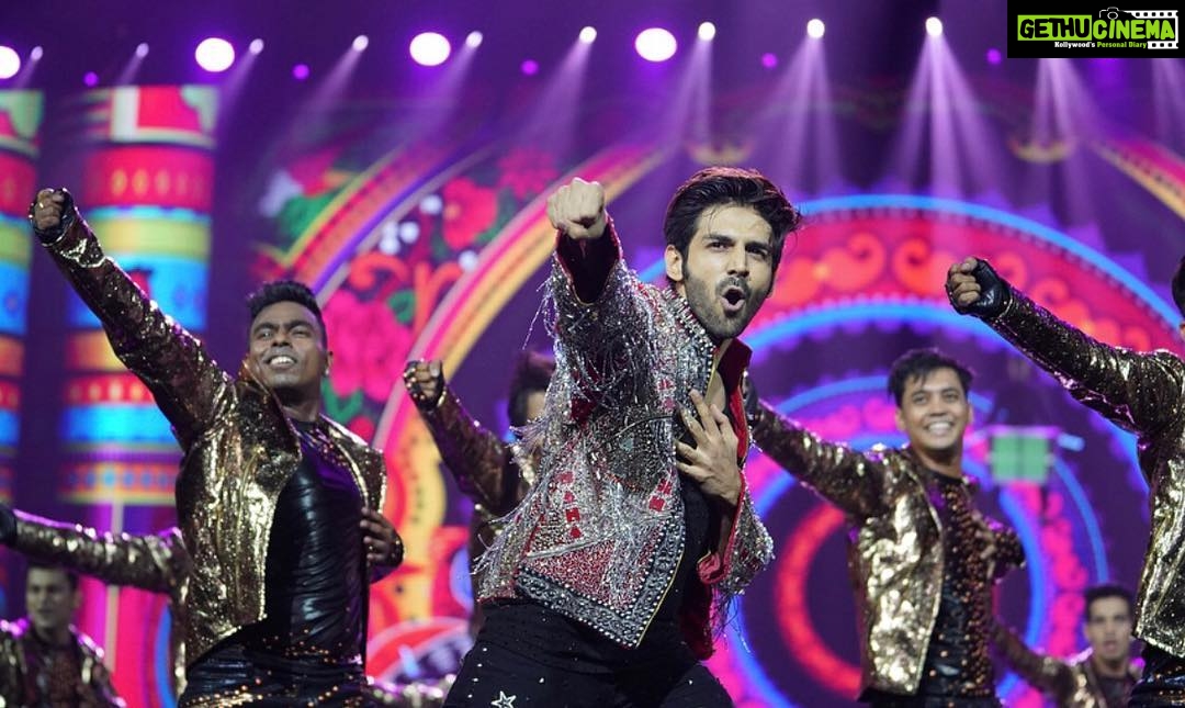 Kartik Aaryan Instagram - My First @iifa Performance ❤️and I can't wait for you guys to watch it tonight on @colorstv 8 PM IST #iifa2018