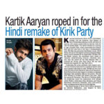 Kartik Aaryan Instagram – #KirikParty 
Super Excited and cant wait to start rolling ❤️❤️
@ajay_kapoor_
@cinemanabhishek 
#kytaproductions  https://bit.ly/2NV95s2