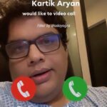 Kartik Aaryan Instagram - Haters will say i didnt call you Jab tak dekhoge nahi, tab tak rukunga nahi 😂 Please watch #BhoolBhulaiyaa2 in THEATRES 🔥🤙🏻 #Repost @tanmaybhat Yo @kartikaaryan - please stop calling me.