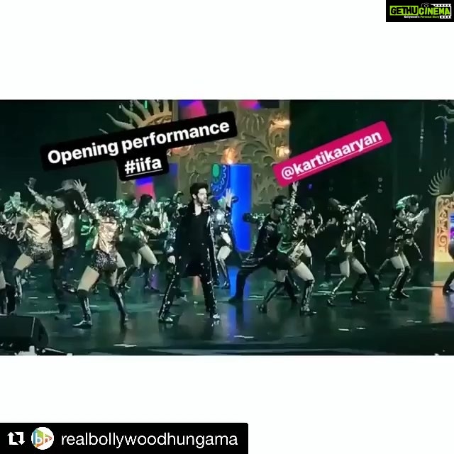 Kartik Aaryan Instagram - Thank you @iifa and @wizcraft_india for making me the Opening Performer of #IIFA2018 ❤️ Thank you @sanjayshettyofficial sir and team for the amazing choreography 🕺 #Repost @realbollywoodhungama ・・・ Bring some SWAG to the stage, .@kartikaaryan makes his #IIFA debut with his opening performance on #BomDiggyDiggy | @realbollywoodhungama . . . . . . . . . . #KartikAaryan #IIFA #IIFAAwards #IIFAAwards2018 #Bollywood #StyleFile #Fashion #Style #Beauty #Glam #IndianFashion #CelebStyle #CelebFashion #BollywoodFashion #InstaGood #InstaFollow #InstaDaily #LikeForLike #InstaLike #Ootn #ootd #Outfit #BollywoodHungama #Potd #PhotoOfTheDay