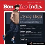 Kartik Aaryan Instagram - #Repost @kartikaaryanhq The New Prince of Box office 👑 FLYING HIGH! Kartik Aaryan on the latest cover of popular trade magazine @boxofficeindiamag Photo Credit - @prasadnaaik #AaryanKartik #KartikAaryan #cover #boy #boxofficeIndia #BOI #trade #Magazine #Bollywood #sktks100cr #youngest #star #SKTKS #SonuKeTituKiSweety #success #blockbuster #Kingofmonologues #Mumbai #100cr #movieclub #NationalCrush #girlscrush #crush #hottie #PrasadNaik #photography