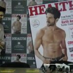 Kartik Aaryan Instagram - Unveiling the March Cover of Health & Nutrition Magazine . Background score is LiT🔥😝 @healthnutrition_india