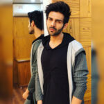 Kartik Aaryan Instagram - Hi there 😘 #Sonuketitukisweety #Promotions Styled by @sukritigrover Assisted by - @akansha.27 Hair - @bashirsayyed46 @aalimhakim Makeup- @waheedahmedshaikh