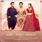 Kartik Aaryan Instagram - Sonu, Titu Aur Kebab Mein Haddi 😒 #Punchnama ke Baad Ye lo #SonuKeTituKiSweety ka First look Releasing on 9 Feb, 2018 @nushratbharucha @mesunnysingh @SonuTituSweety @tseries.official @luv_films @gargankur82