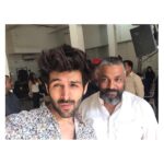 Kartik Aaryan Instagram - Had an amazing shoot with the Rockstar #TarunVishwa for @gqindia . . #kartikaaryan #KA #pyaarkapunchnama2 #Sonuketitukisweety