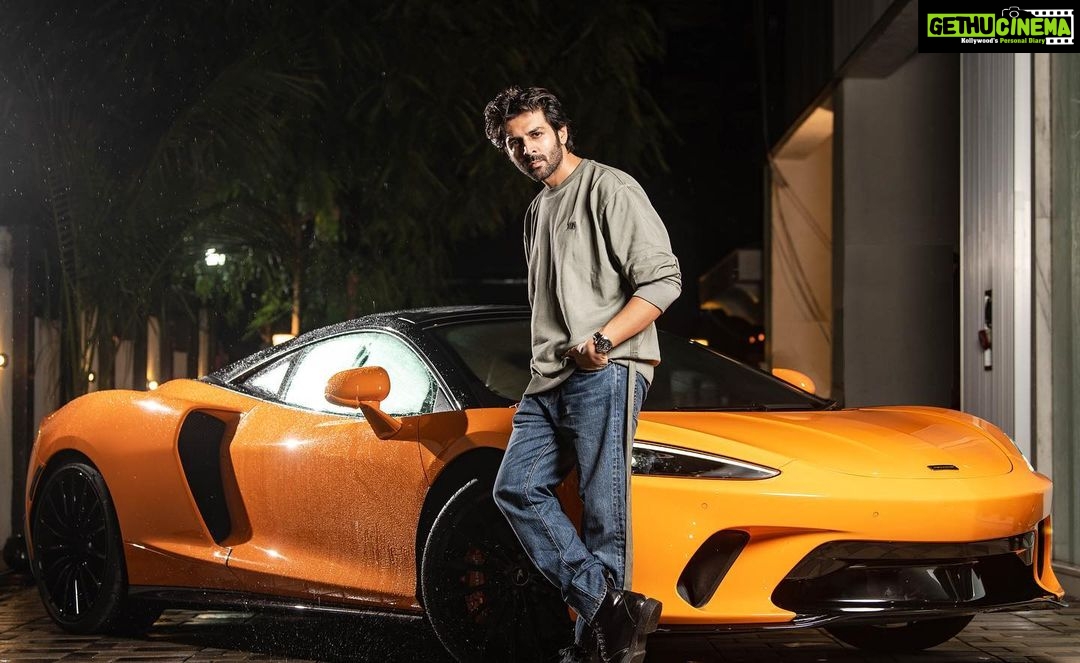 Kartik Aaryan - 2.1 Million Likes - Chinese khaane ke liye nayi table gift mil gayi 🍜🚗
Mehnat ka phal meetha hota hai suna tha..Itna bada hoga nahi pata tha ❤️
India’s 1st McLaren Gt 🥹
Agla gift Private jet sir 😂
#Gratitude 🙏🏻
📸- @prathameshb84 @tejas.kudtarkar @bombaytimes